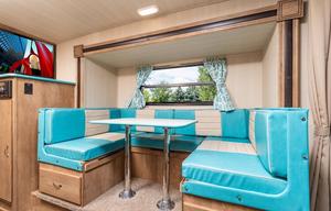 Modern 50s Style Travel Trailer with Outdoor TV!