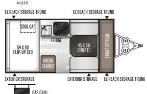 2020 Mars/ Marte  Rockwood Hard Side Series A122S