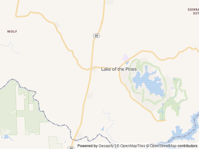 Map for Keystone Bullet near Auburn, CA
