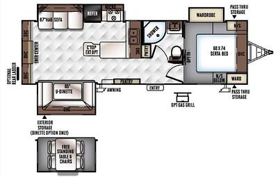 2016 Forest River RV Flagstaff Super Lite 27RLWS