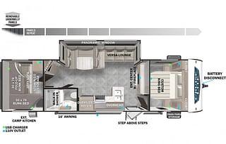 2023 Cruise Light Bunk Trailer by Forest River!