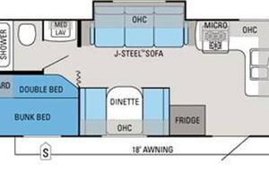 Fun Family Bunkhouse - Easy Rolling, Easy Setup