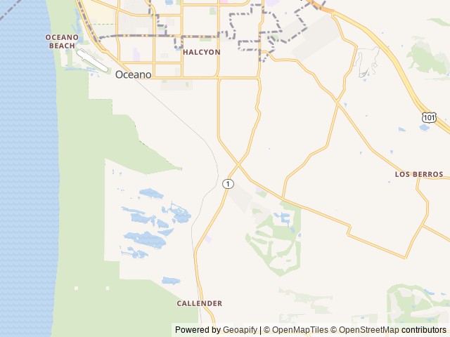 Map for 2022 Light Weight Sporty Sportsmen "Pet Friendly" near Arroyo Grande, CA