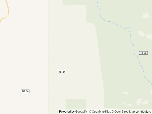 Map of Lodgepole Guard Station location at Butte Falls, OR, United States