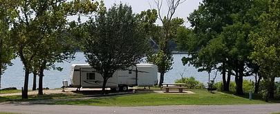 Campsite at Chicken Creek Park
