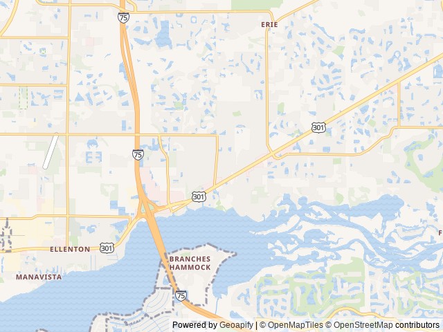 Map of Ellenton Gardens location at Ellenton, FL, United States
