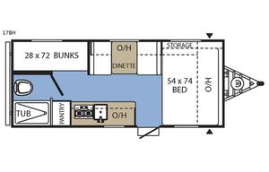 2018 Coachmen RV Clipper Ultra-Lite 17BH