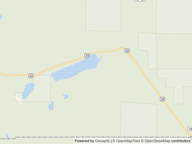 Map of Blue Bay location at Sisters, OR, United States