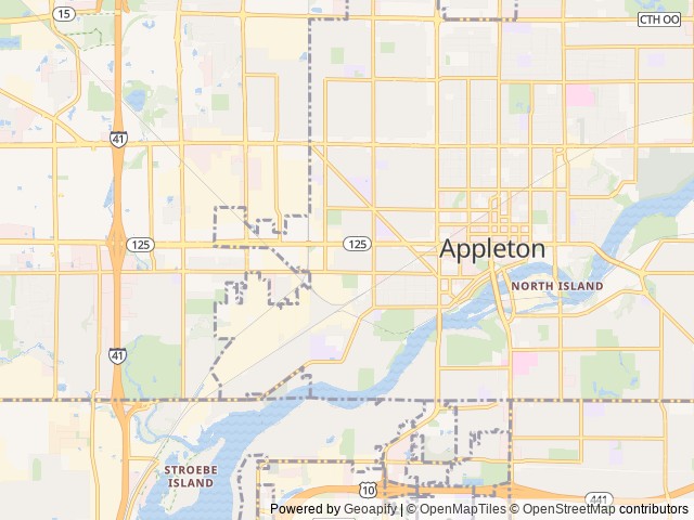 Map for Two-Tone Vintage Inspired Travel Trailer near Appleton, WI