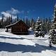 GORDON REESE CABIN in winter