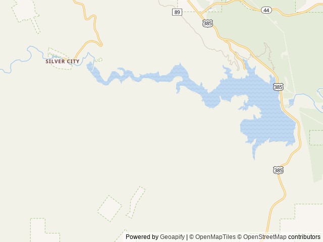 Map of Bear Gulch location at Hill City, SD, United States