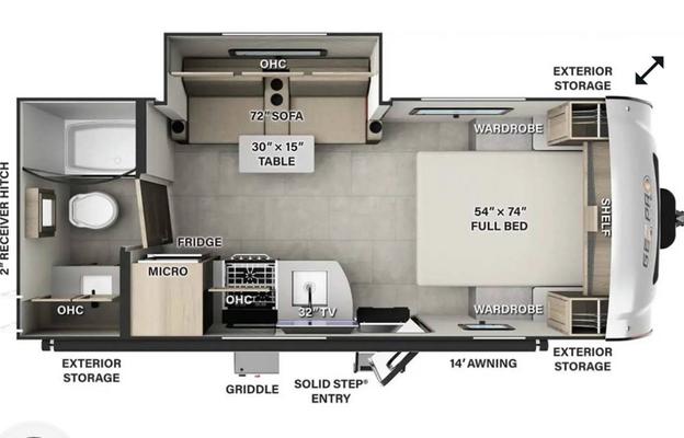 2024 Rockwood GEO Pro G20FBS RV rental photo 1