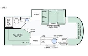 2018 Thor Motor Coach Siesta Sprinter 24SJ RV rental photo 3
