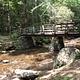 Foot Bridge(across from host site) that accesses the trail to the upper and lower water falls.  