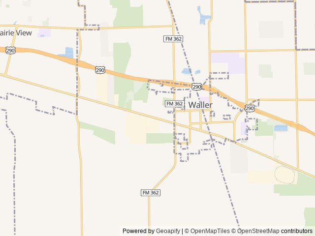 Map of Jetstream RV Resort at Waller location at Waller, TX, United States