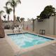 The Park's jacuzzi, heated and open year-round!