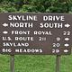 Distances from Mathews Arm Campground Sign