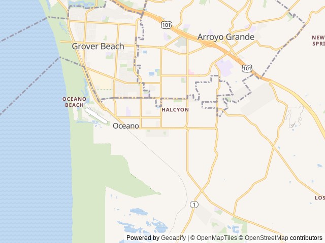 Map for Jayco RV Whitehawk 23MRB near Oceano, CA