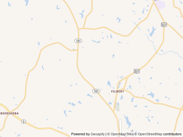 Map for 2017 Thor Motor Coach Freedom Elite 24HE near York, SC